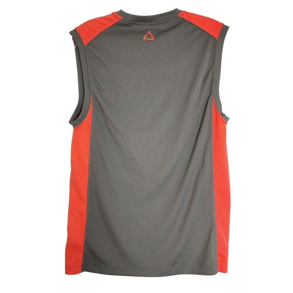 Aeropostale Mens Tank top Shirt A87 Sleeveless Tee  jersey Gray/Orange‎ XS - Picture 2 of 7
